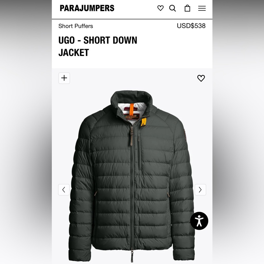 Parajumpers Down Puffer Jacket